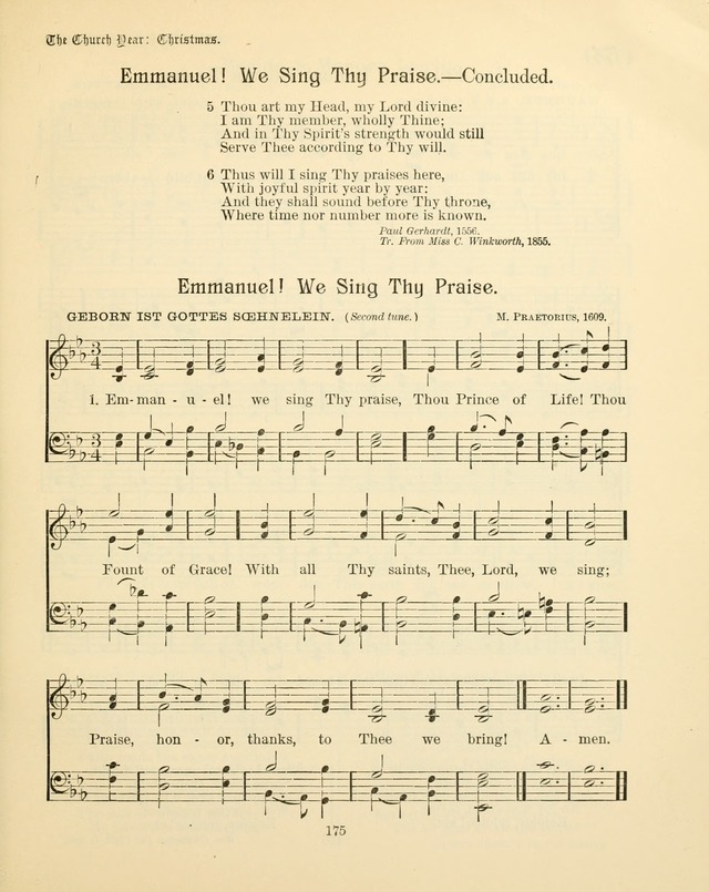 Sunday-School Book: with music: for the use of the Evangelical Lutheran congregations (Rev. and Enl.) page 177