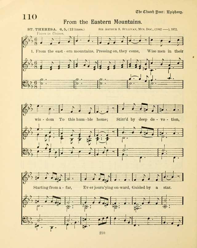 Sunday-School Book: with music: for the use of the Evangelical Lutheran congregations (Rev. and Enl.) page 212