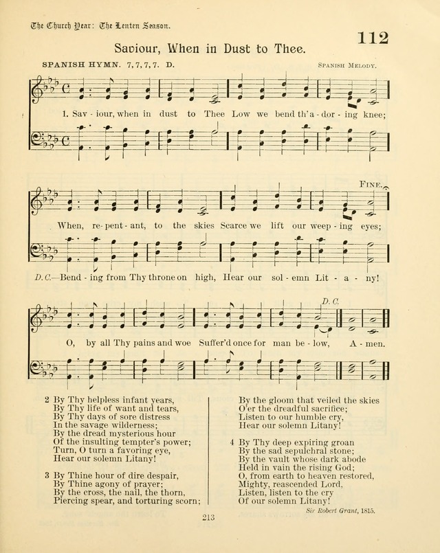 Sunday-School Book: with music: for the use of the Evangelical Lutheran congregations (Rev. and Enl.) page 215