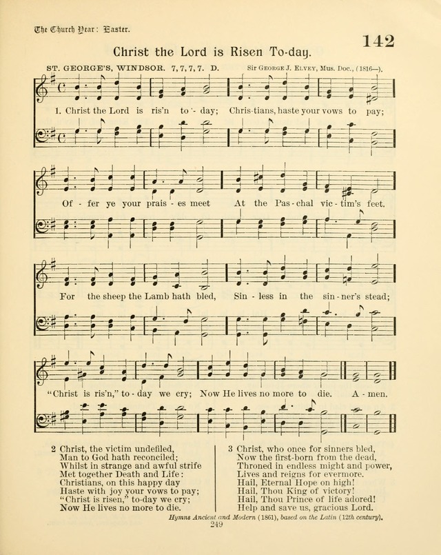 Sunday-School Book: with music: for the use of the Evangelical Lutheran congregations (Rev. and Enl.) page 251