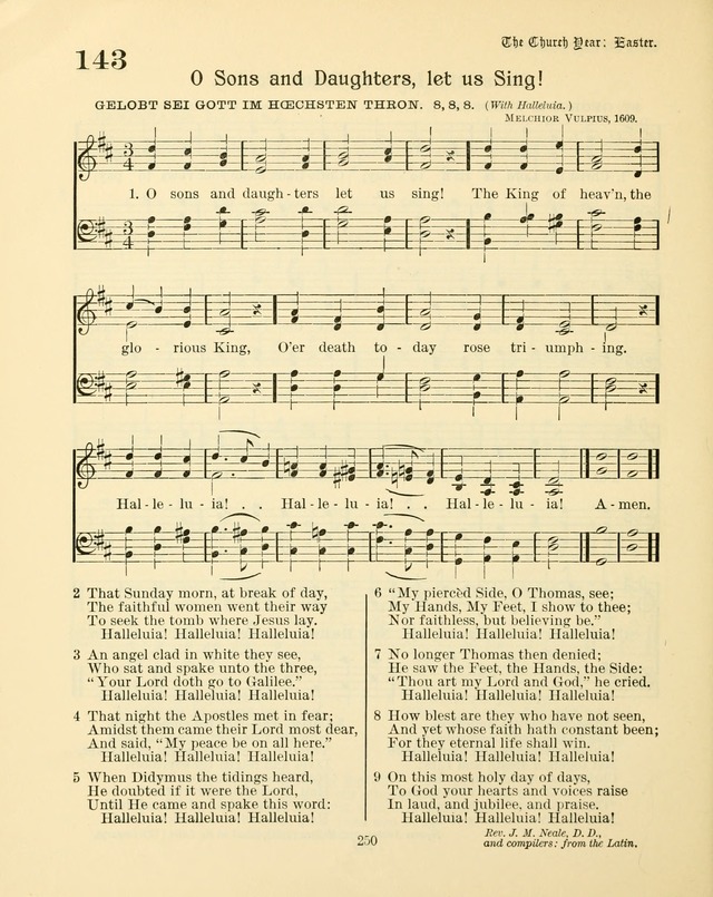 Sunday-School Book: with music: for the use of the Evangelical Lutheran congregations (Rev. and Enl.) page 252