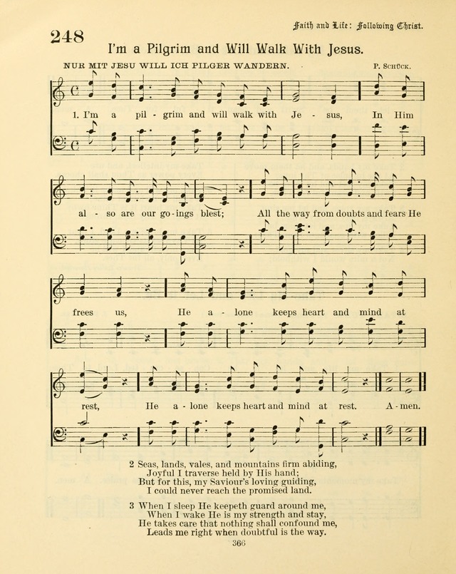 Sunday-School Book: with music: for the use of the Evangelical Lutheran congregations (Rev. and Enl.) page 368