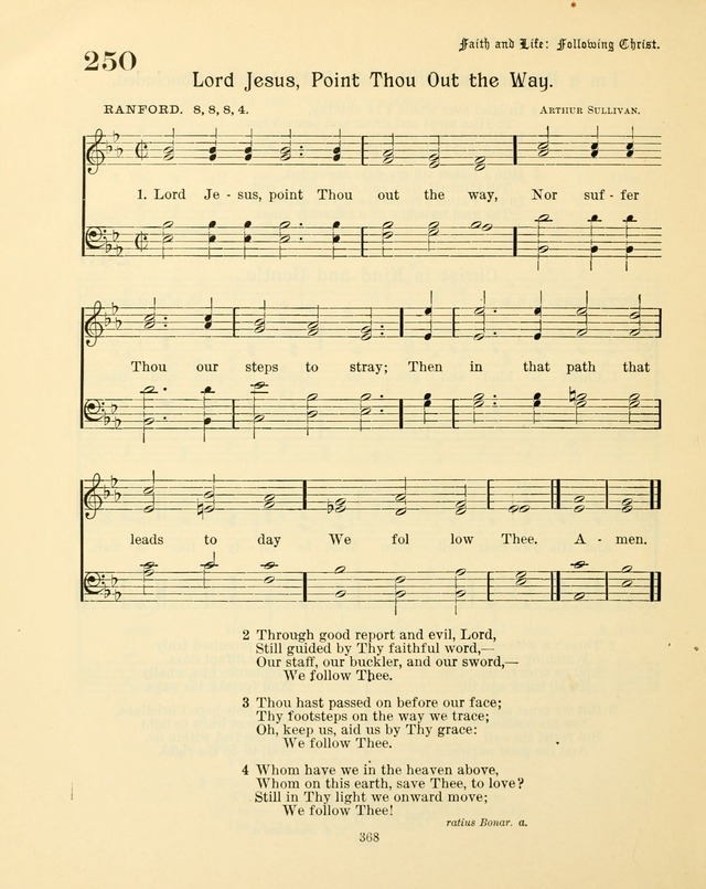 Sunday-School Book: with music: for the use of the Evangelical Lutheran congregations (Rev. and Enl.) page 370