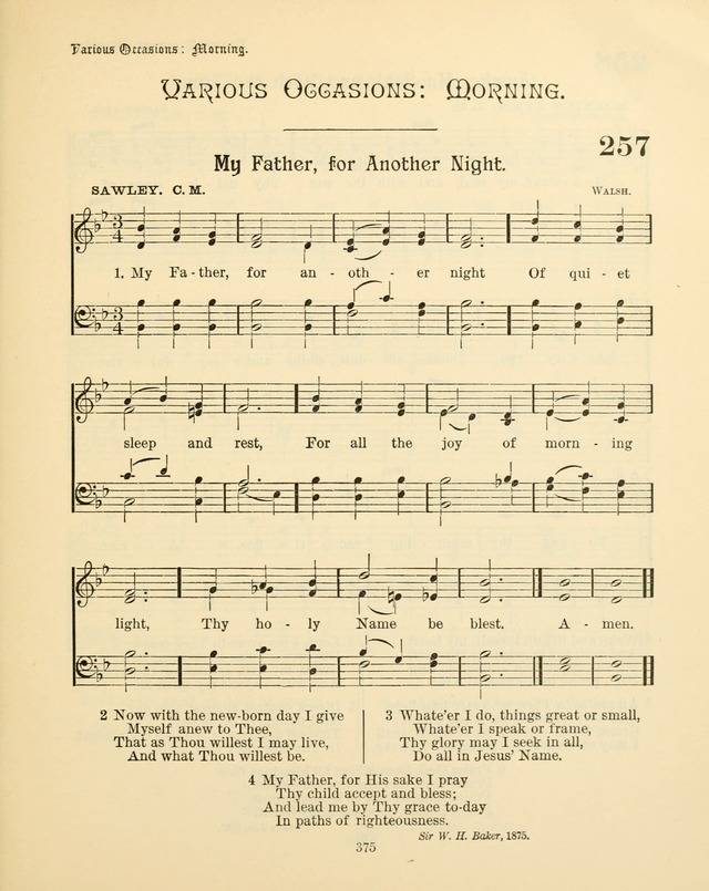 Sunday-School Book: with music: for the use of the Evangelical Lutheran congregations (Rev. and Enl.) page 377