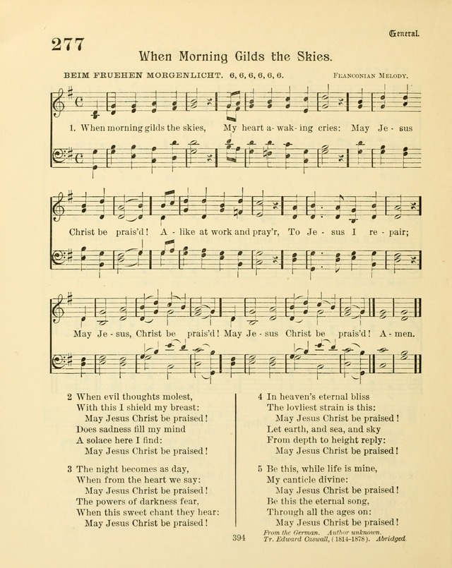 Sunday-School Book: with music: for the use of the Evangelical Lutheran congregations (Rev. and Enl.) page 396