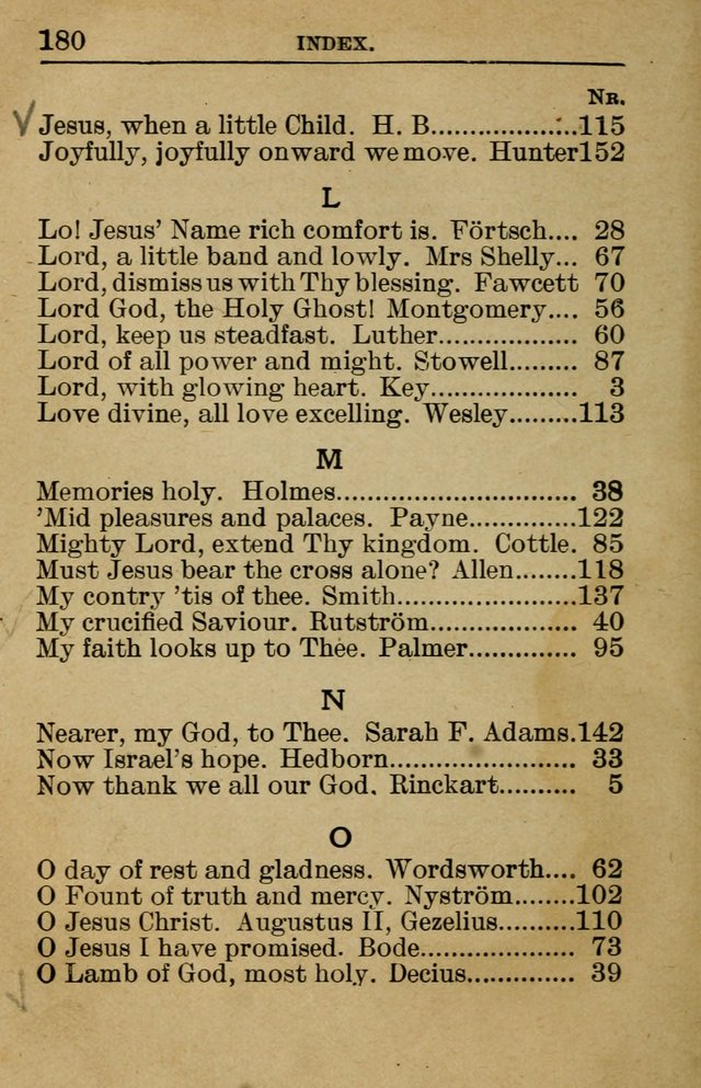 Sunday School Book: containing liturgy and hymns for the Sunday School (Rev. and Enl. Ed.) page 182