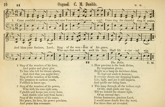 The Sabbath School: a complete collection of hymns and tunes for Sabbath schools, families, and social gatherings page 10