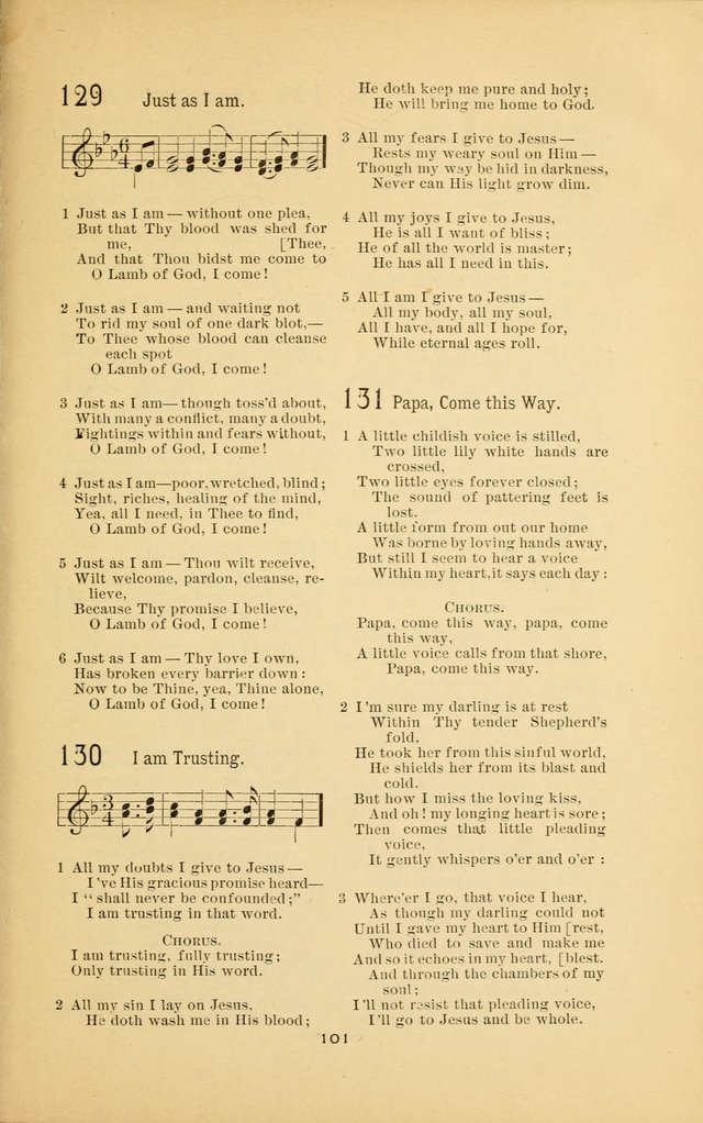 Songs and Solos used by the Christian Crusaders: in their Special Soul-Saving Work: and adapted for the church, grove, school, choir, and home page 100