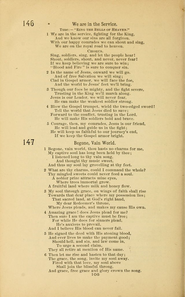 Songs and Solos used by the Christian Crusaders: in their Special Soul-Saving Work: and adapted for the church, grove, school, choir, and home page 105