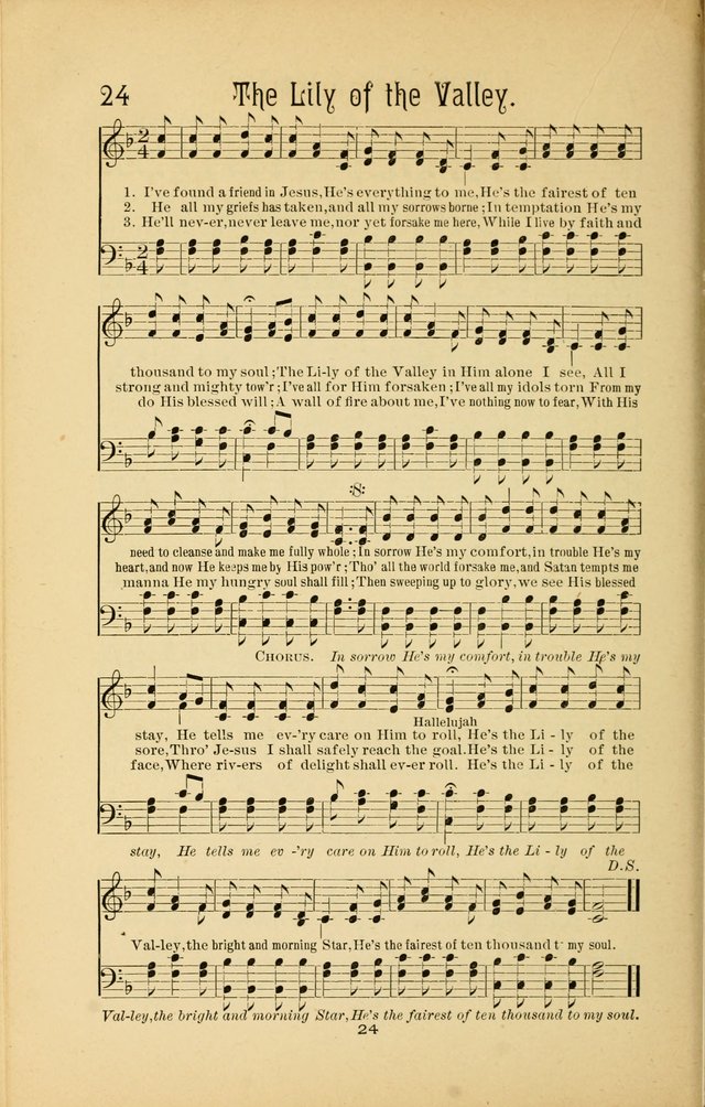 Songs and Solos used by the Christian Crusaders: in their Special Soul-Saving Work: and adapted for the church, grove, school, choir, and home page 23