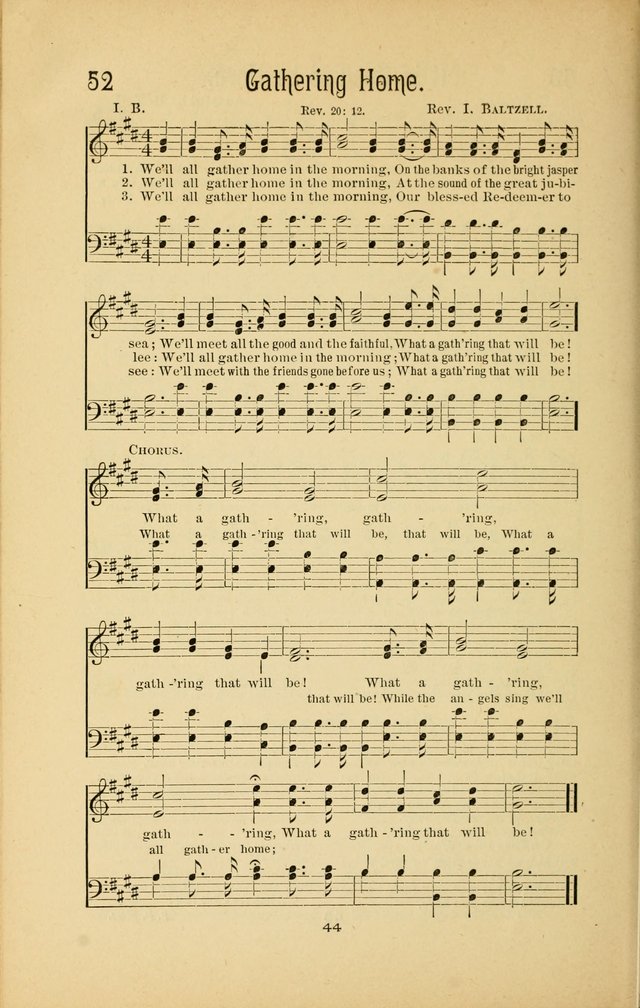 Songs and Solos used by the Christian Crusaders: in their Special Soul-Saving Work: and adapted for the church, grove, school, choir, and home page 43