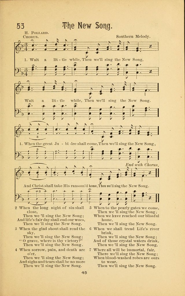 Songs and Solos used by the Christian Crusaders: in their Special Soul-Saving Work: and adapted for the church, grove, school, choir, and home page 44