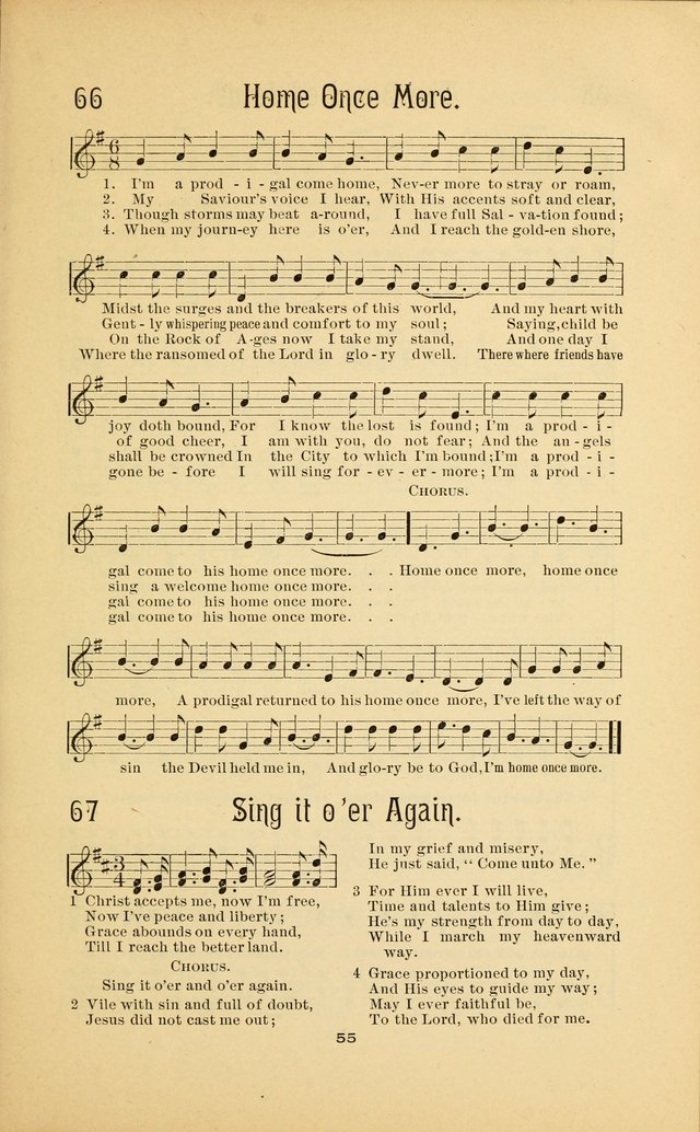 Songs and Solos used by the Christian Crusaders: in their Special Soul-Saving Work: and adapted for the church, grove, school, choir, and home page 54