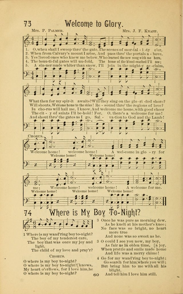 Songs and Solos used by the Christian Crusaders: in their Special Soul-Saving Work: and adapted for the church, grove, school, choir, and home page 59