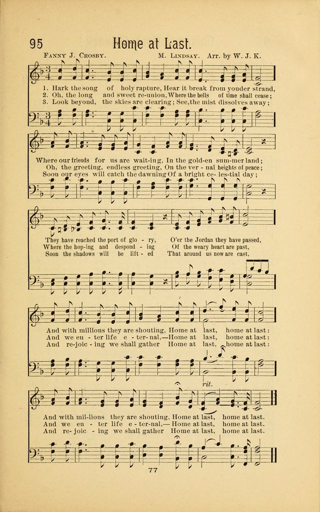 Songs and Solos used by the Christian Crusaders: in their Special Soul-Saving Work: and adapted for the church, grove, school, choir, and home page 76