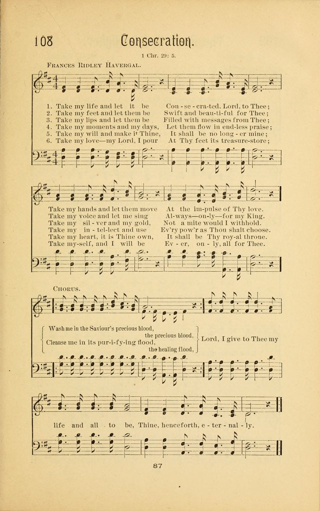 Songs and Solos used by the Christian Crusaders: in their Special Soul-Saving Work: and adapted for the church, grove, school, choir, and home page 86