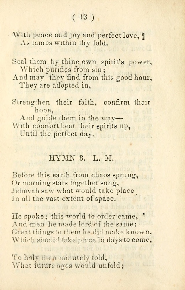 A Small Selection of Choice Hymns for the Church of Jesus Christ of       Latter Day Saints page 19