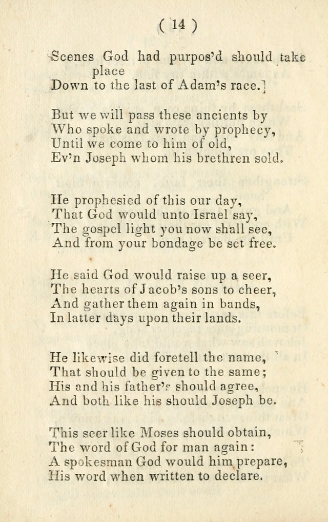 A Small Selection of Choice Hymns for the Church of Jesus Christ of       Latter Day Saints page 20