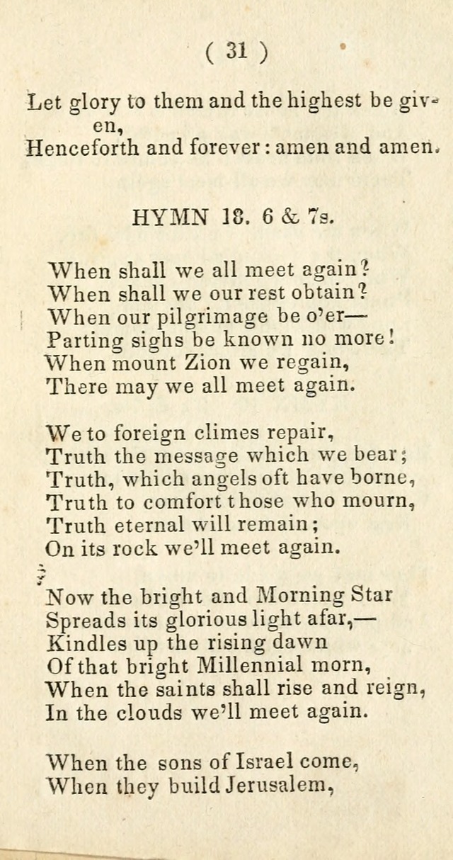 A Small Selection of Choice Hymns for the Church of Jesus Christ of       Latter Day Saints page 37