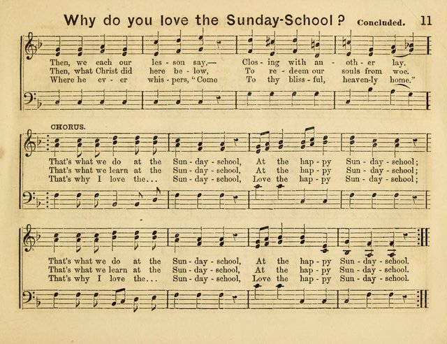 The Sweet Singer: a collection of hymns and tunes for Sunday-schools. Together with a variety suitable for day-schools, revival occasions, and the family circle page 11