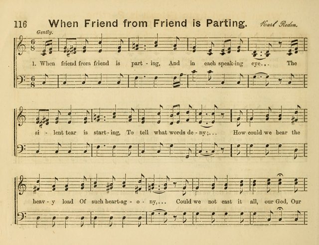 The Sweet Singer: a collection of hymns and tunes for Sunday-schools. Together with a variety suitable for day-schools, revival occasions, and the family circle page 116