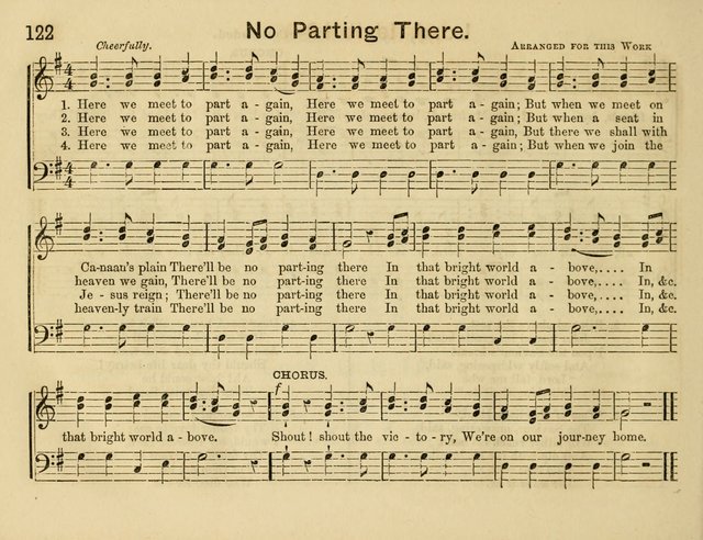 The Sweet Singer: a collection of hymns and tunes for Sunday-schools. Together with a variety suitable for day-schools, revival occasions, and the family circle page 122