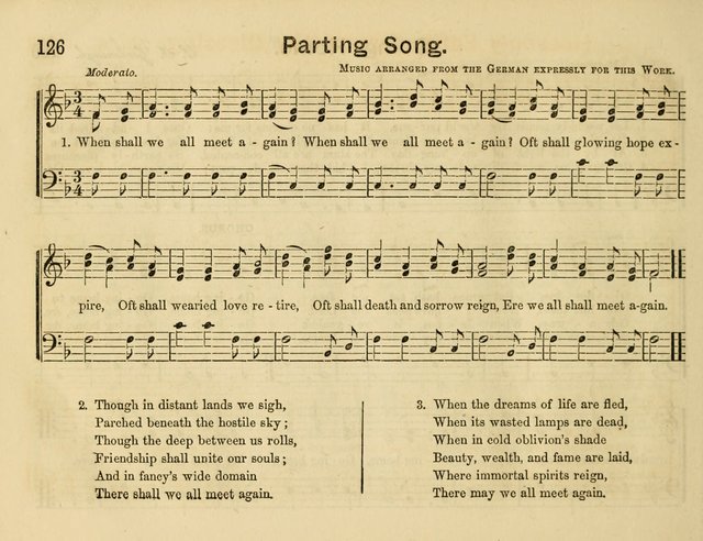 The Sweet Singer: a collection of hymns and tunes for Sunday-schools. Together with a variety suitable for day-schools, revival occasions, and the family circle page 126