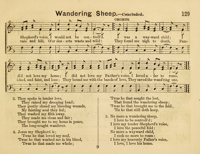 The Sweet Singer: a collection of hymns and tunes for Sunday-schools. Together with a variety suitable for day-schools, revival occasions, and the family circle page 129