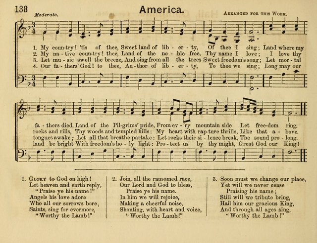 The Sweet Singer: a collection of hymns and tunes for Sunday-schools. Together with a variety suitable for day-schools, revival occasions, and the family circle page 138