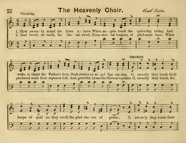 The Sweet Singer: a collection of hymns and tunes for Sunday-schools. Together with a variety suitable for day-schools, revival occasions, and the family circle page 22