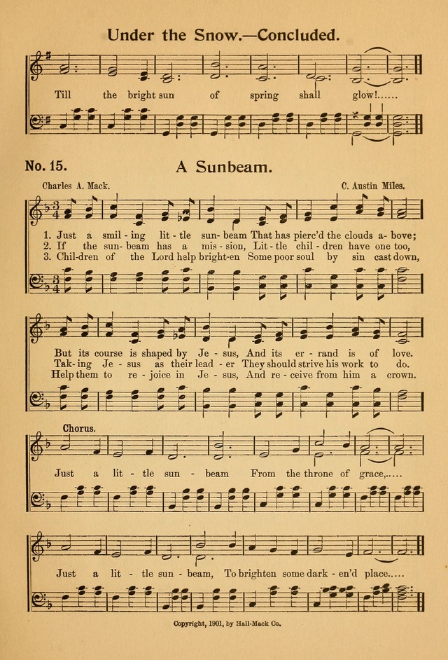 Song Stories: a collection of songs for the primary department of Sunday schools. page 24