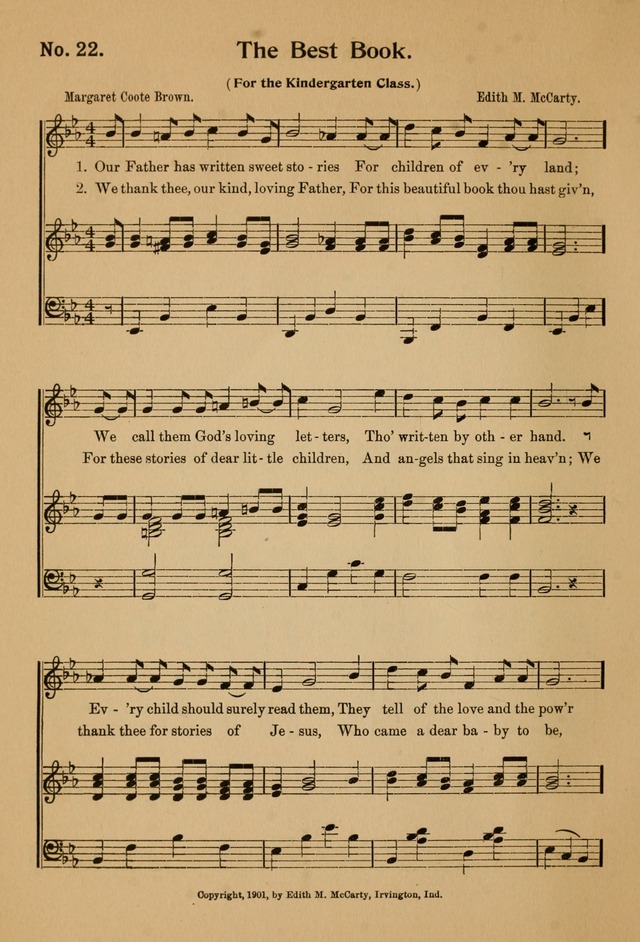 Song Stories: a collection of songs for the primary department of Sunday schools. page 31