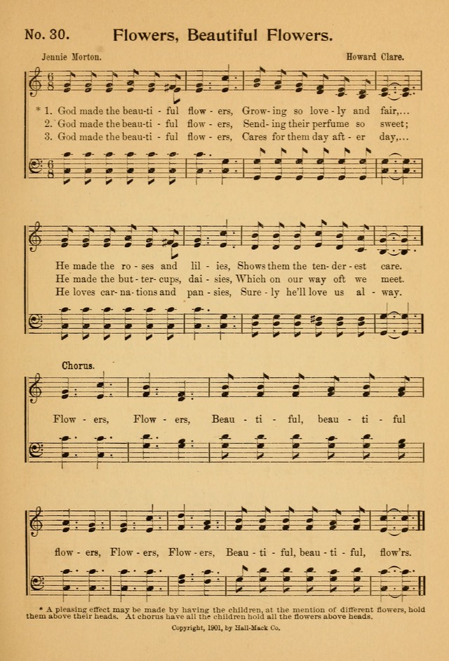 Song Stories: a collection of songs for the primary department of Sunday schools. page 40