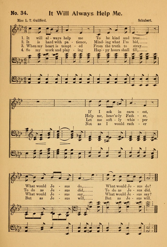 Song Stories: a collection of songs for the primary department of Sunday schools. page 44