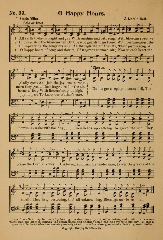 Song Stories: a collection of songs for the primary department of Sunday schools. page 49