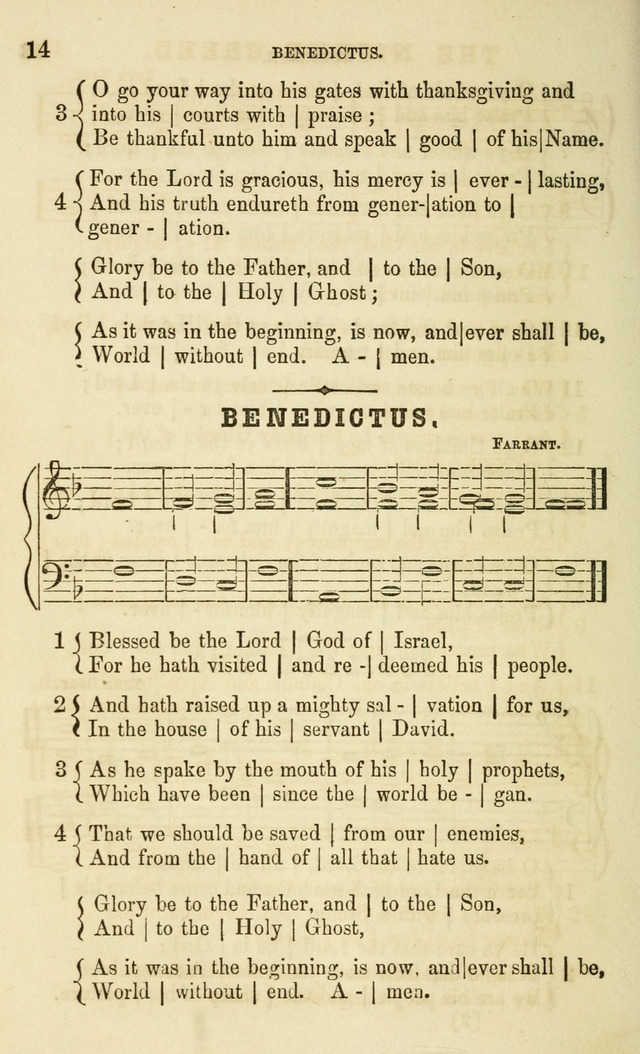 The Sunday School Chant and Tune Book: a collection of canticles, hymns and carols for the Sunday schools of the Episcopal Church page 14