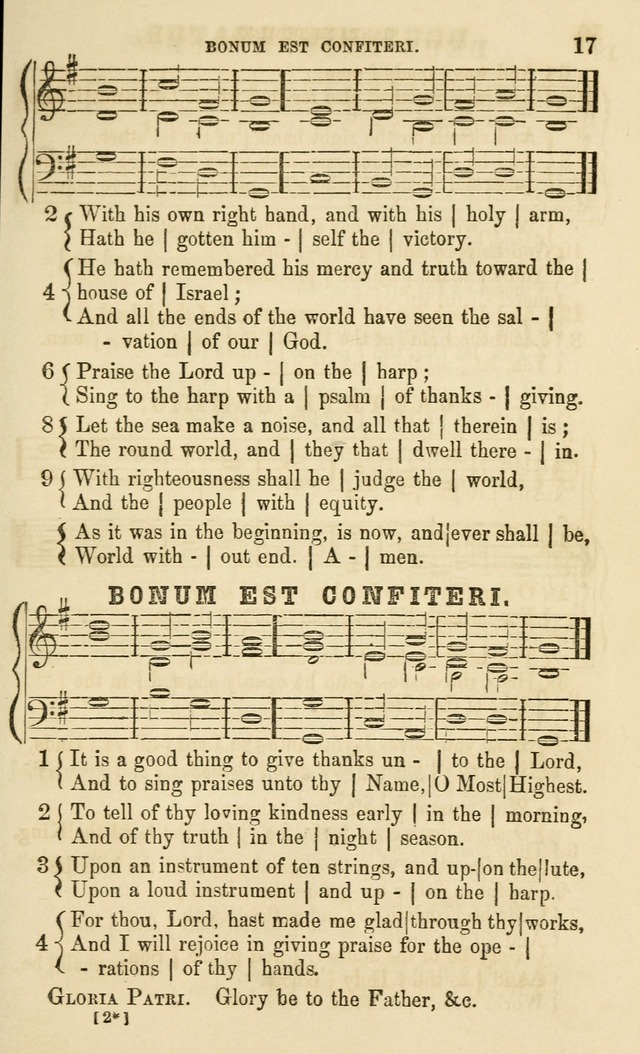 The Sunday School Chant and Tune Book: a collection of canticles, hymns and carols for the Sunday schools of the Episcopal Church page 17