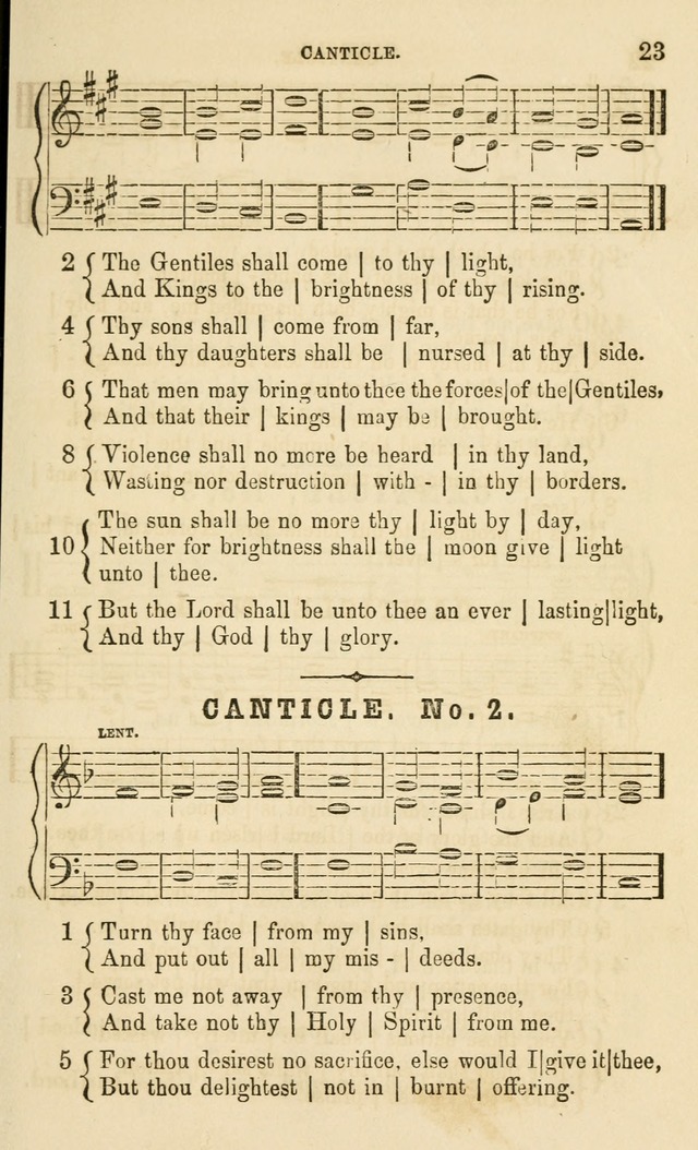 The Sunday School Chant and Tune Book: a collection of canticles, hymns and carols for the Sunday schools of the Episcopal Church page 23