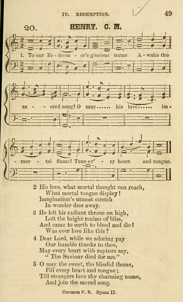 The Sunday School Chant and Tune Book: a collection of canticles, hymns and carols for the Sunday schools of the Episcopal Church page 49