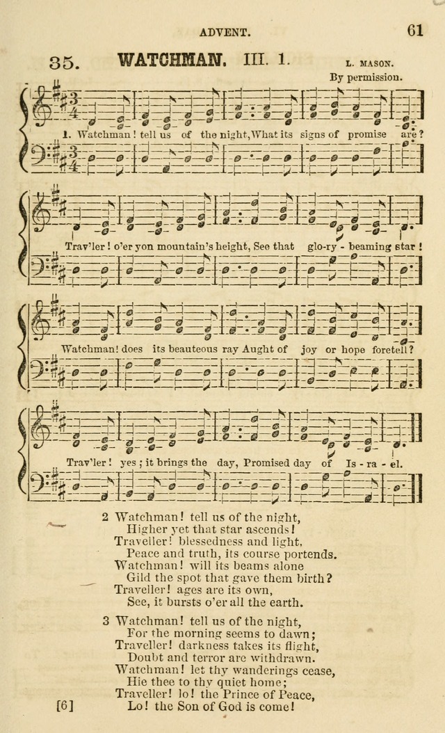 The Sunday School Chant and Tune Book: a collection of canticles, hymns and carols for the Sunday schools of the Episcopal Church page 61