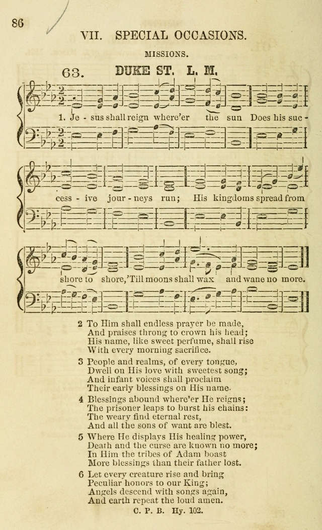 The Sunday School Chant and Tune Book: a collection of canticles, hymns and carols for the Sunday schools of the Episcopal Church page 86