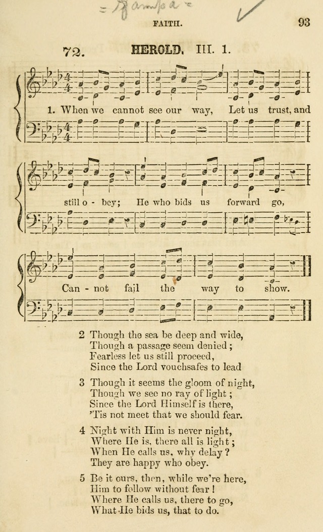 The Sunday School Chant and Tune Book: a collection of canticles, hymns and carols for the Sunday schools of the Episcopal Church page 93