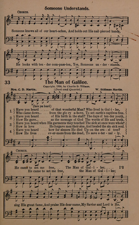 Sacred Solos and Duets: suitable for special music in church service, gospel meetings, Sunday school, Christian Endeavor, etc. page 35