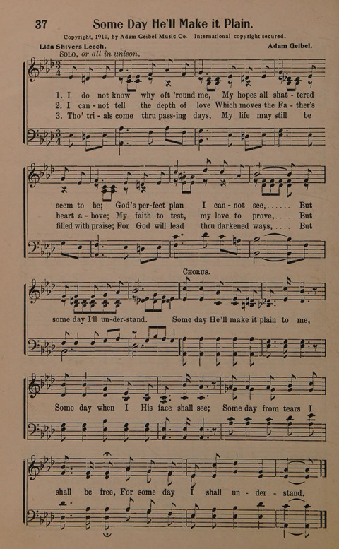 Sacred Solos and Duets: suitable for special music in church service, gospel meetings, Sunday school, Christian Endeavor, etc. page 40