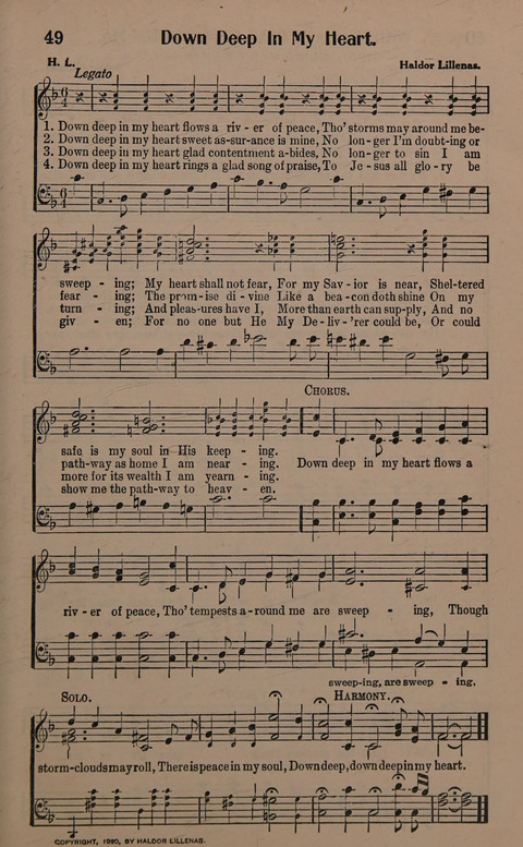 Sacred Solos and Duets: suitable for special music in church service, gospel meetings, Sunday school, Christian Endeavor, etc. page 53