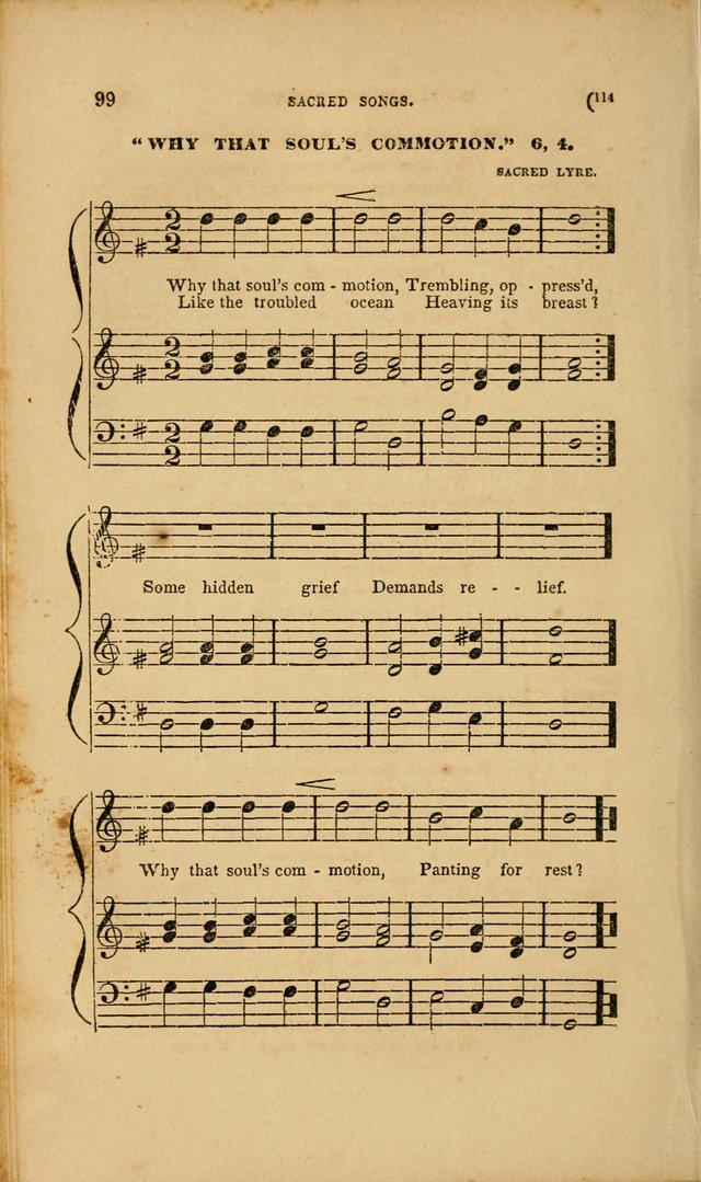 Sacred Songs for Family and Social Worship: comprising the most approved spiritual hymns with chaste and popular tunes page 114