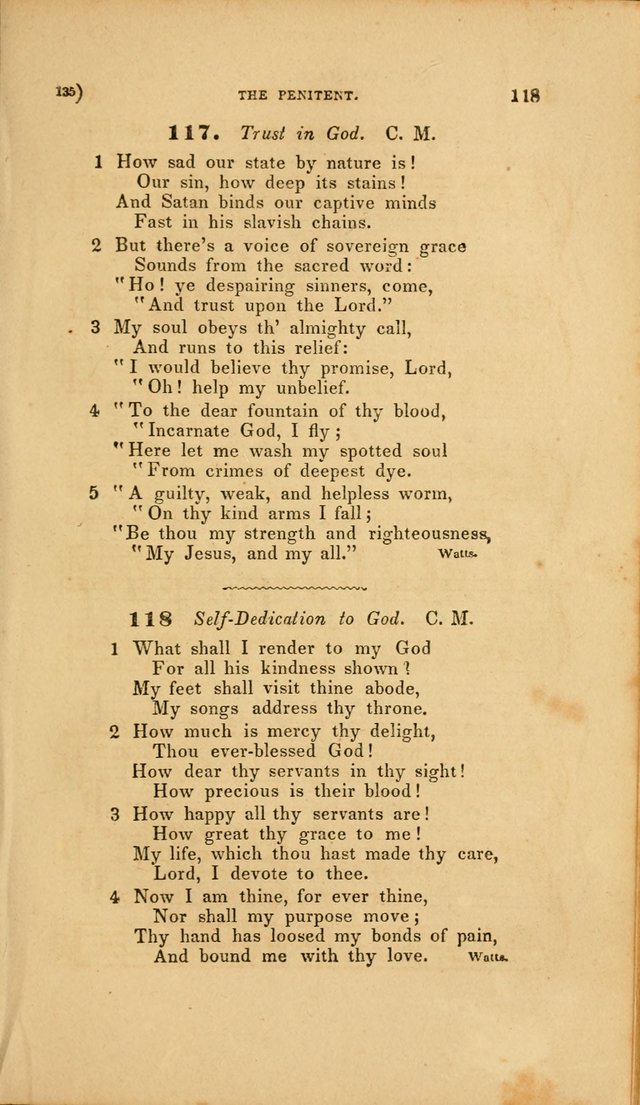 Sacred Songs for Family and Social Worship: comprising the most approved spiritual hymns with chaste and popular tunes page 135