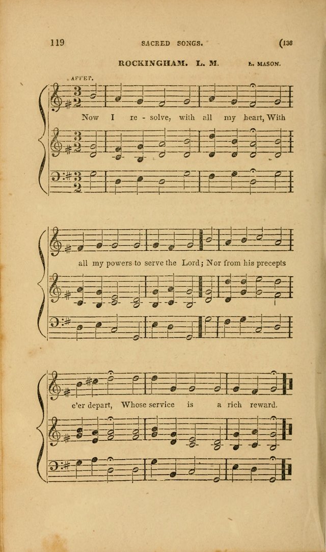 Sacred Songs for Family and Social Worship: comprising the most approved spiritual hymns with chaste and popular tunes page 136