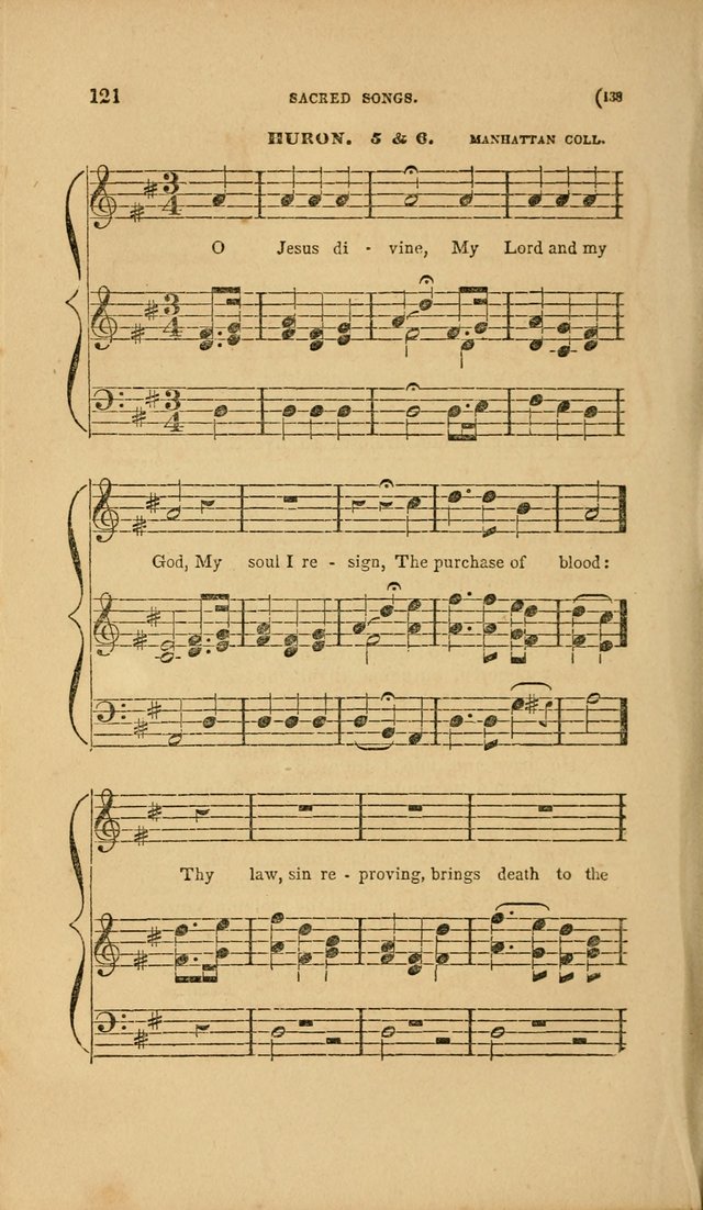 Sacred Songs for Family and Social Worship: comprising the most approved spiritual hymns with chaste and popular tunes page 138