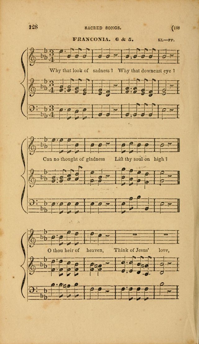 Sacred Songs for Family and Social Worship: comprising the most approved spiritual hymns with chaste and popular tunes page 146